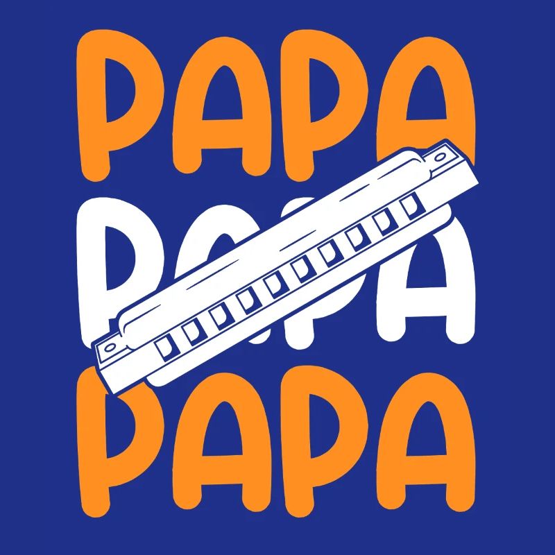 Harmonica Dad Father Harmonica