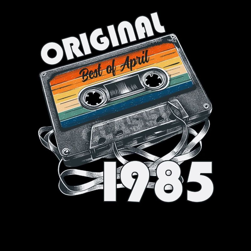 40th Birthday Original Cassette April Vintage 85