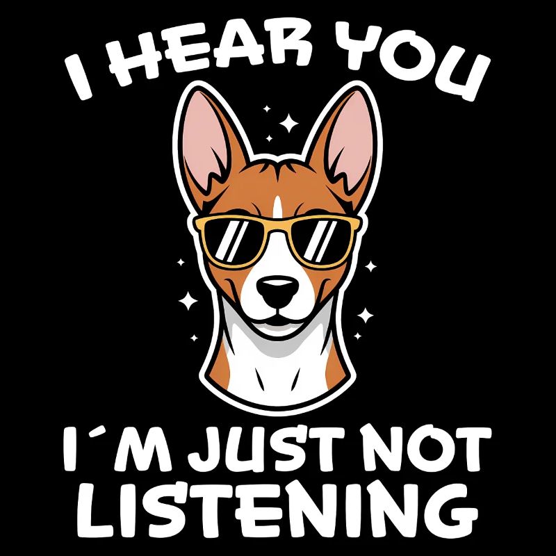 Basenji Dire Chiens Drôle Basenji Cadeau