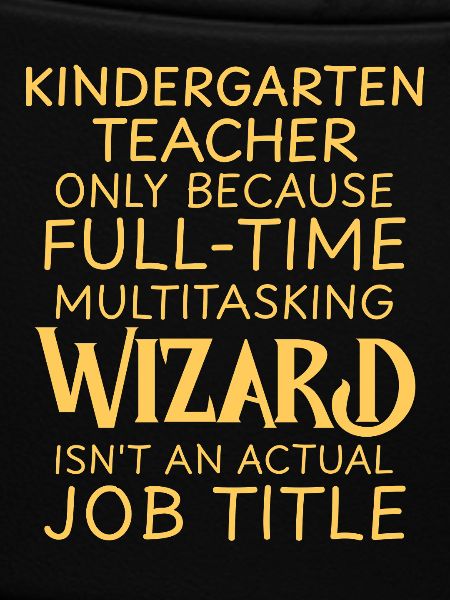 Kindergarten teacher Wizard