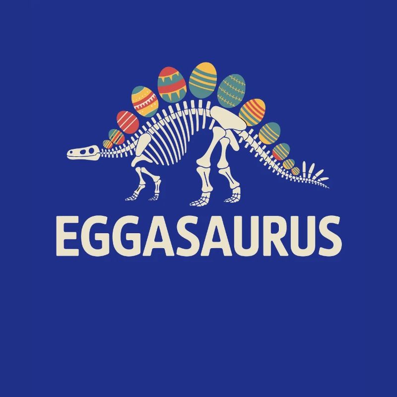 Eggasaurus Dinosaurier Skelett Mit Ostereiern