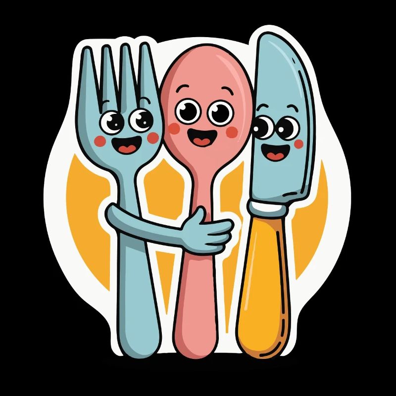 GABELN UND MESSER UND LÖFFEL