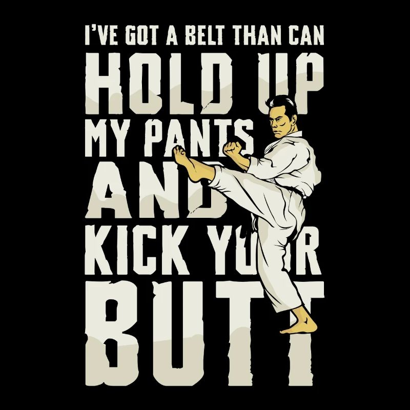 I have a belt that holds my pants and