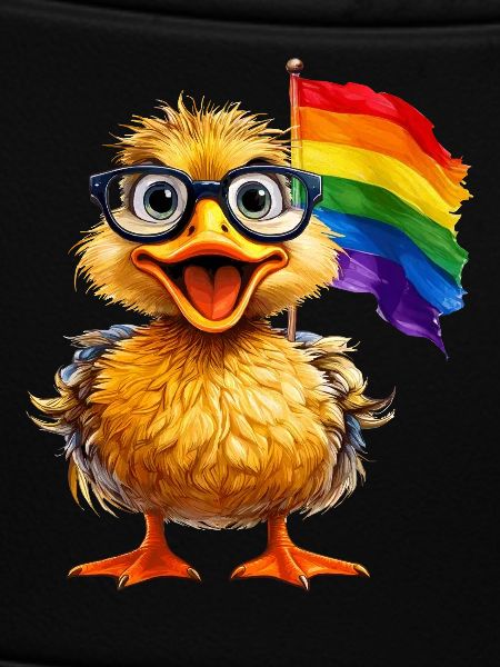 DUCK RAINBOW FLAG