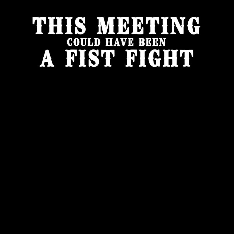 Dieses Meeting Hätte Ein Faustkampf Sein Können