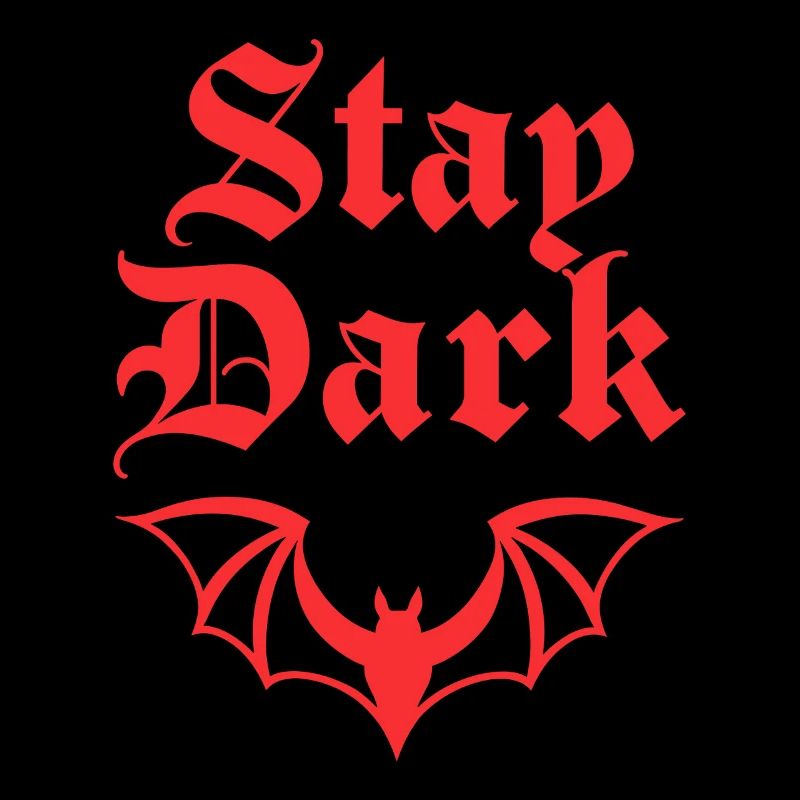 Gothic Bat – Stay Dark Statement