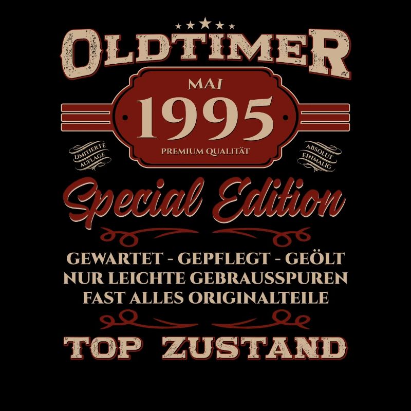 30. Geburtstag Geschenk Mann Oldtimer Mai 1995