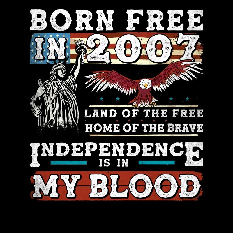 Né libre en 2007 - 18 ans de liberté et de force