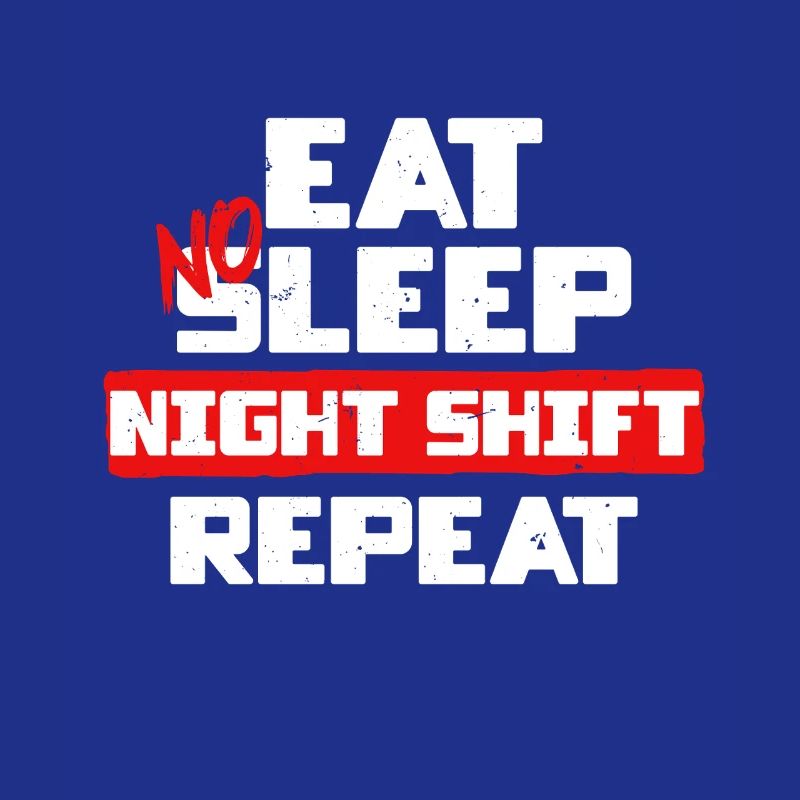 Docker Worker Eat No Sleep Night Shift Répéter