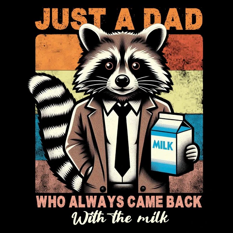 Nur ein Vater, der immer mit der Milch zurückkam