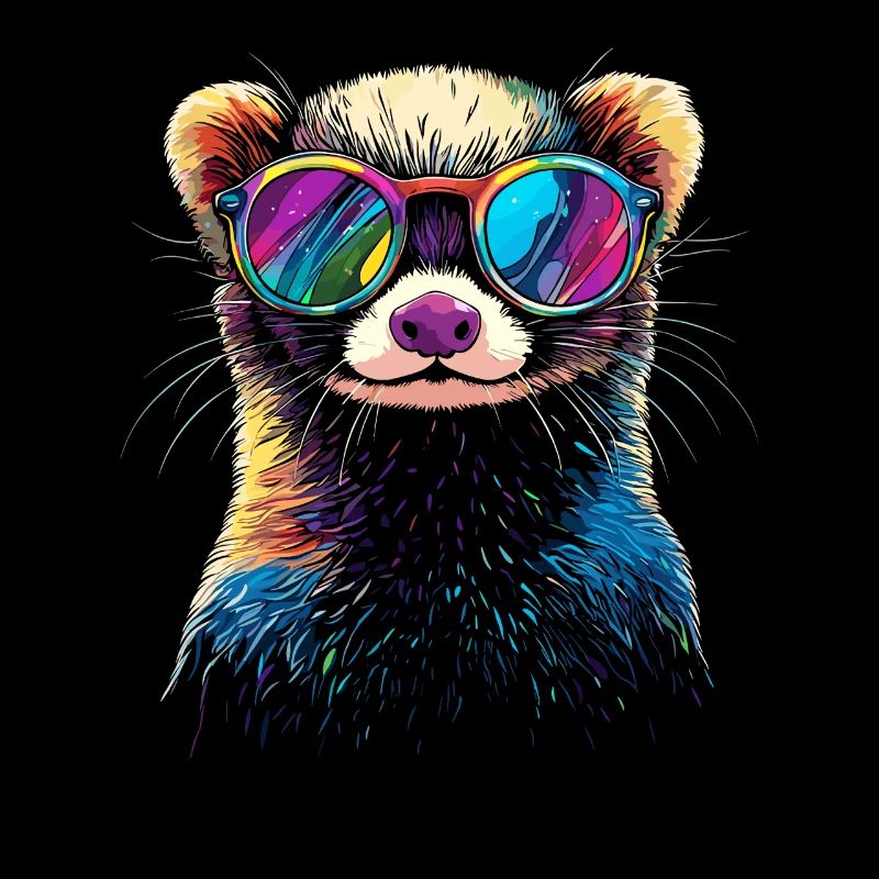 Ferret Ferret Polecat Marten Weasel Cute Ferret