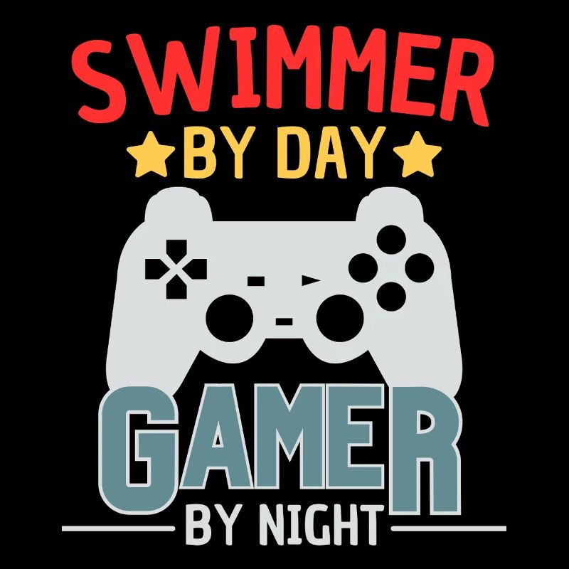 Float Gamer Drôle Swim Design