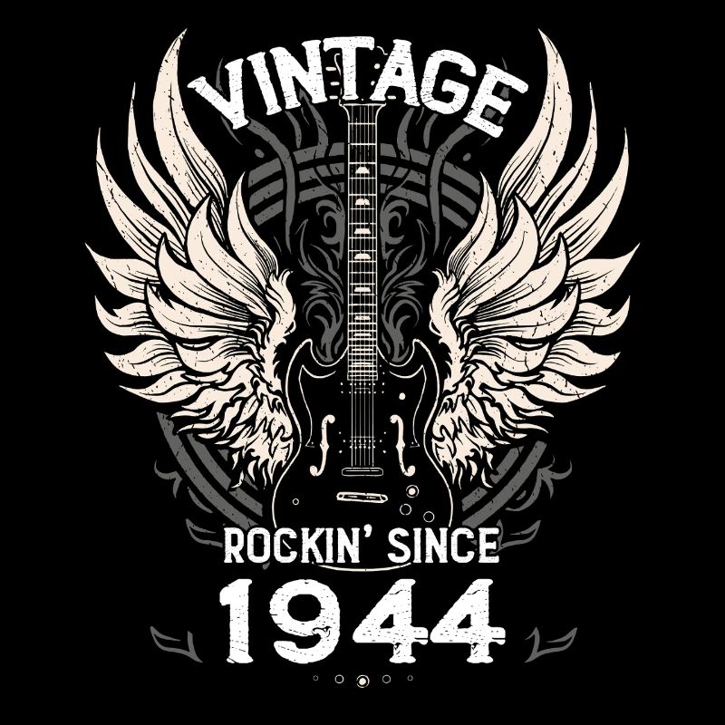 Vintage Rockin' Since 1944 81 ans de Old School
