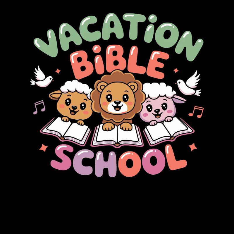 Mignon Vacances École Biblique Animal VBS