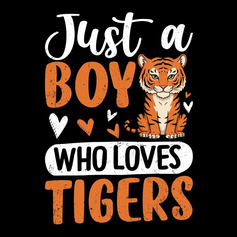 Juste un garçon qui aime les tigres