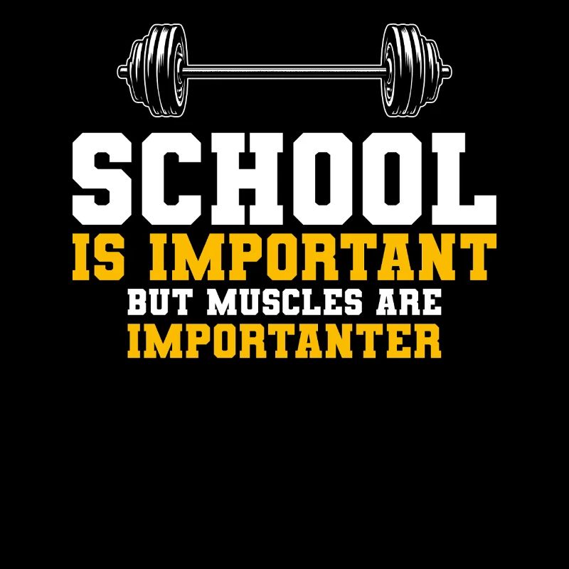 L’école est importante Musculation Musculation Gym