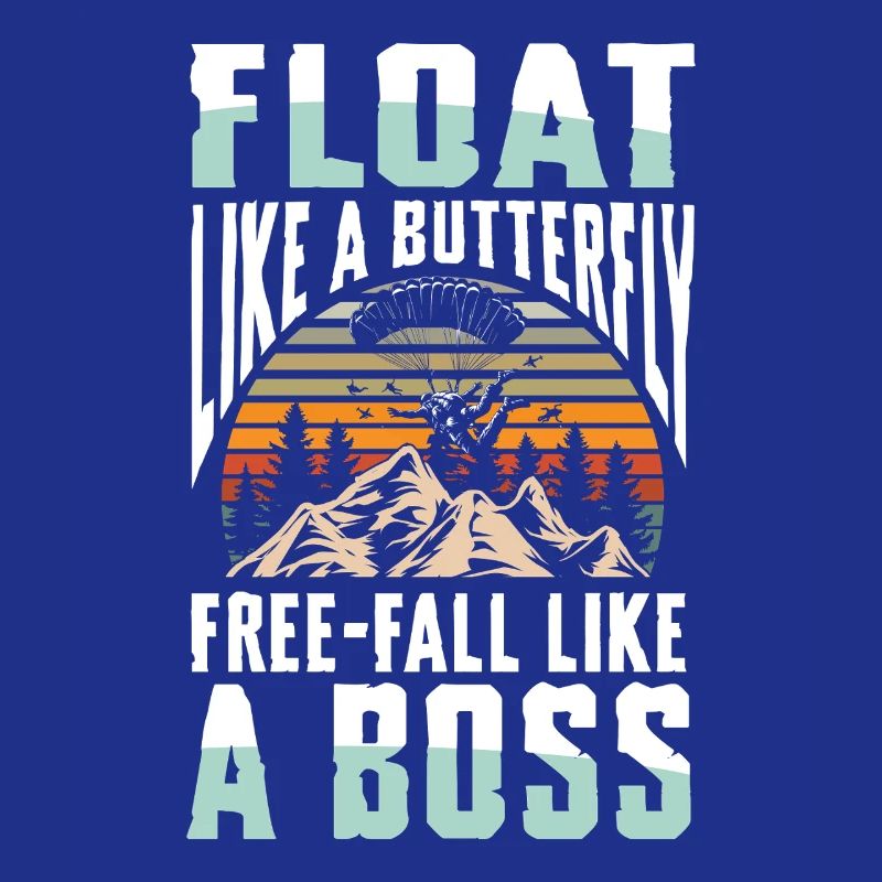 Float like a butterfly, free fall like