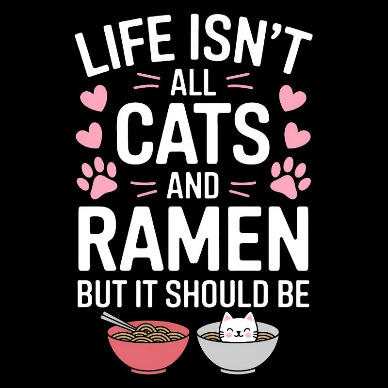 Ramen Cat Anime Funny Kawaii Ramen Gift