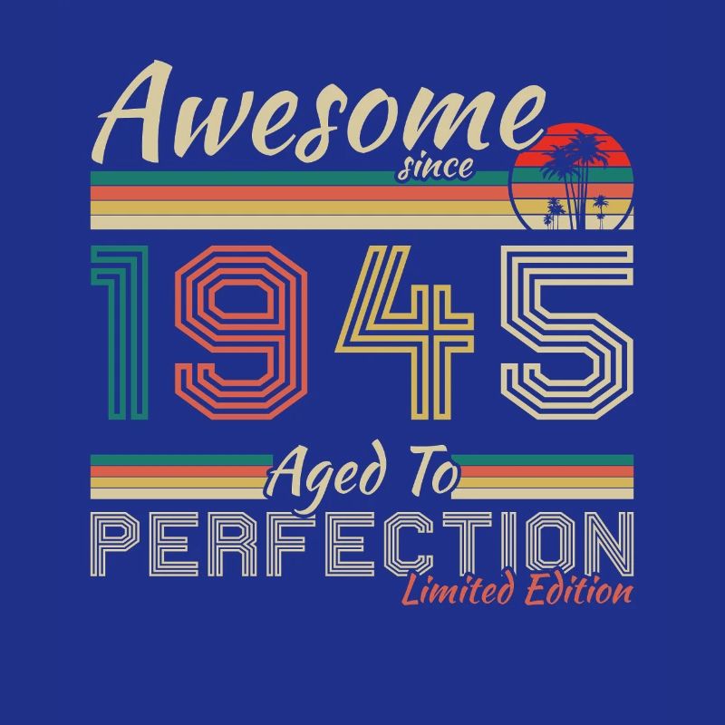 1945 Vintage Retro Geburtstagsgeschenk