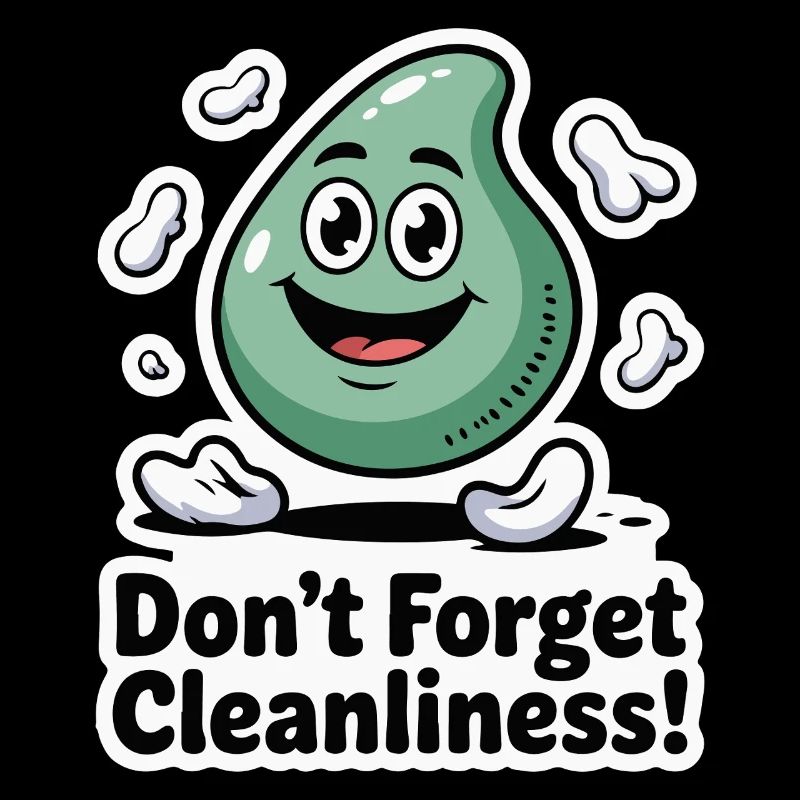 BOOGERS, DON T FORGET CLEANLINESS