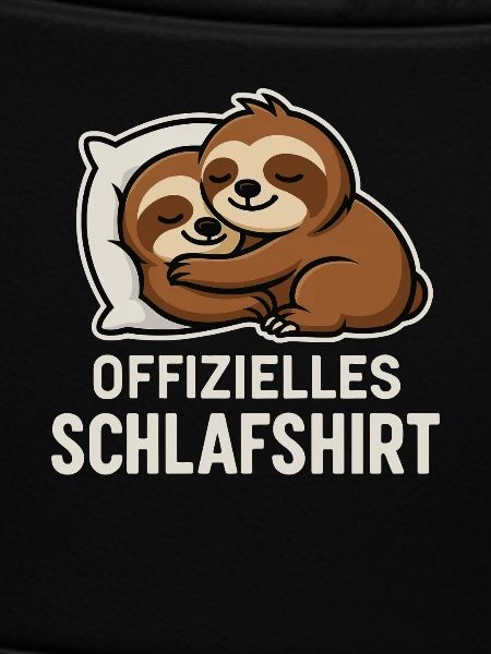 Schlafshirt Faultiere