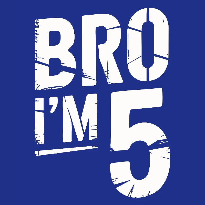 Bro, ich bin 5 – Coole Geburtstags-Design