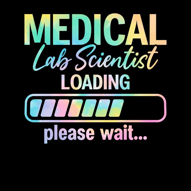 Lab Scientist Loading Tie Dye Funny MLS Medical
