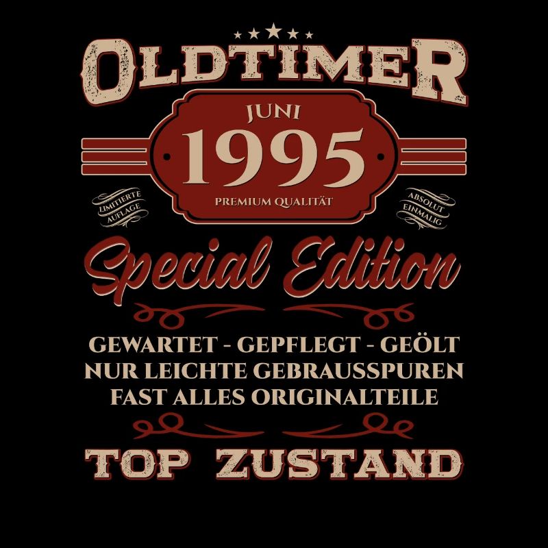 30. Geburtstag Geschenk Mann Oldtimer Juni 1995
