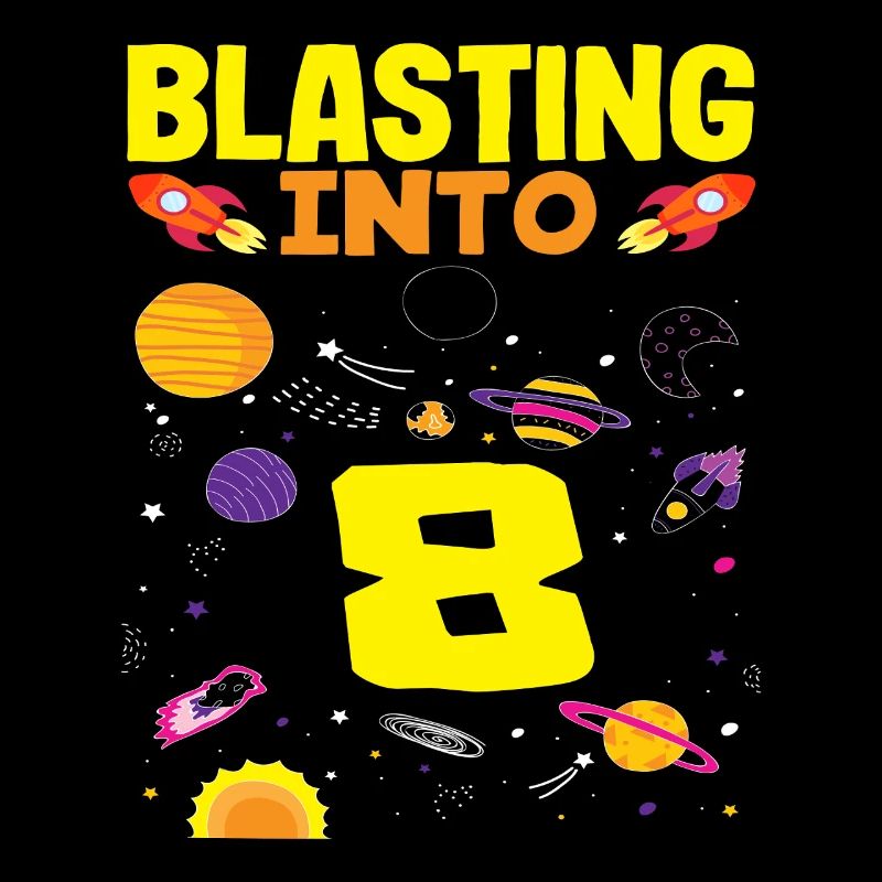 Blasting Into 8 Birthday Space Adventure