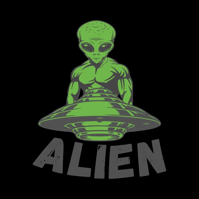 Rencontre d’OVNI extraterrestre vert