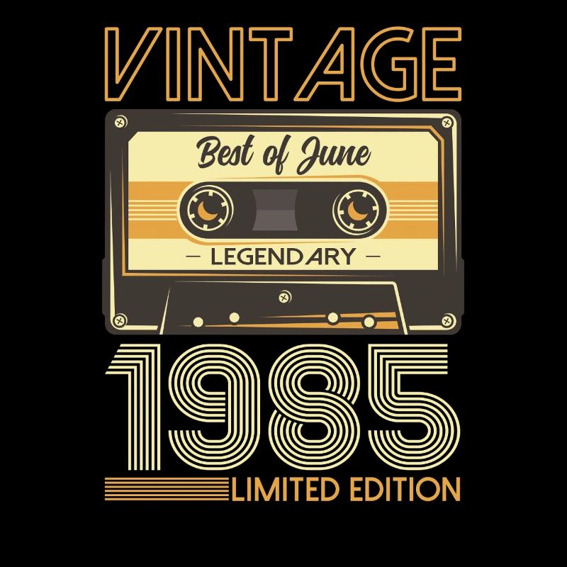 40th Birthday Original Cassette June Vintage 85