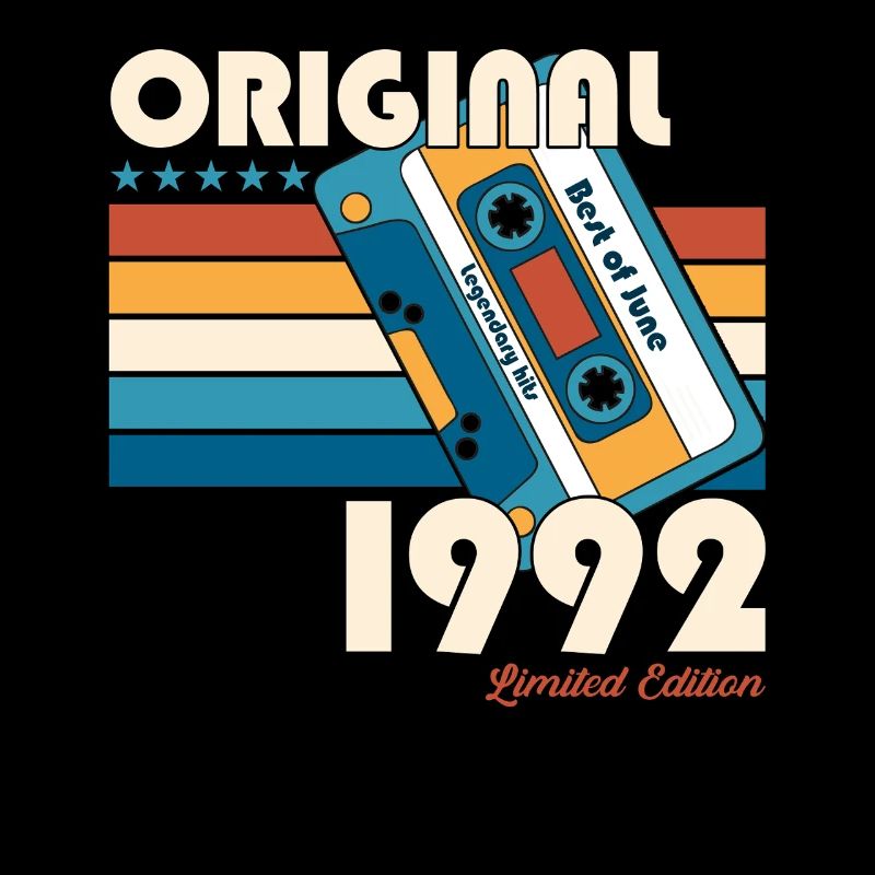 33rd Birthday Gift Husband Cassette June 1992