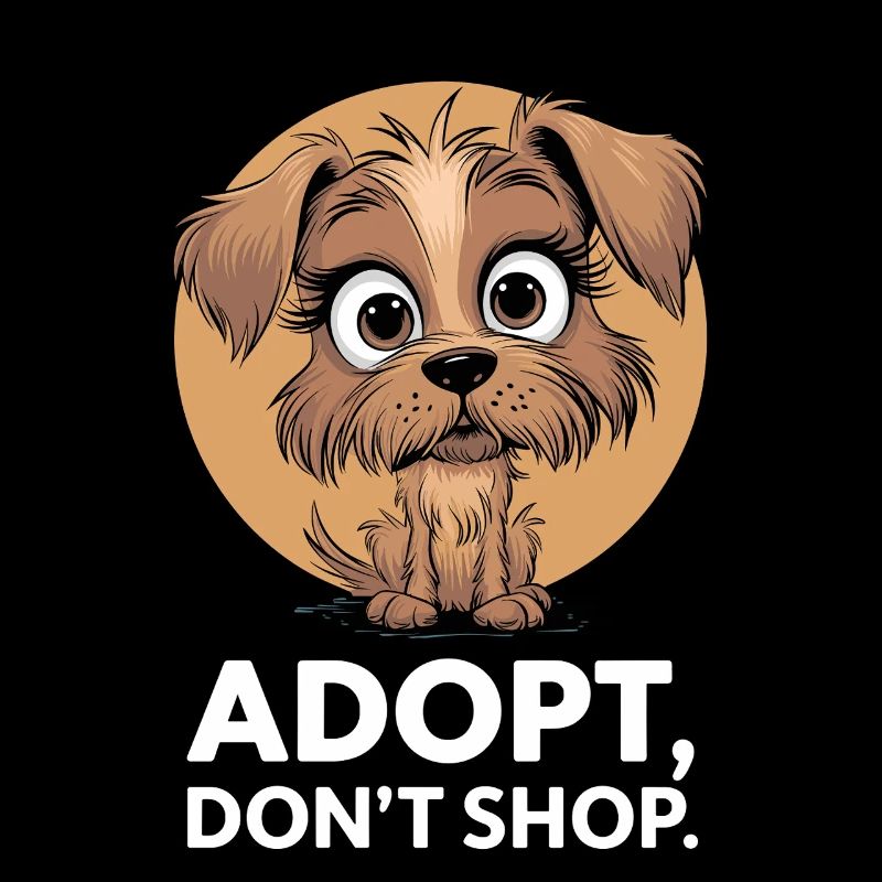 Adopter, ne pas acheter - Chien mignon