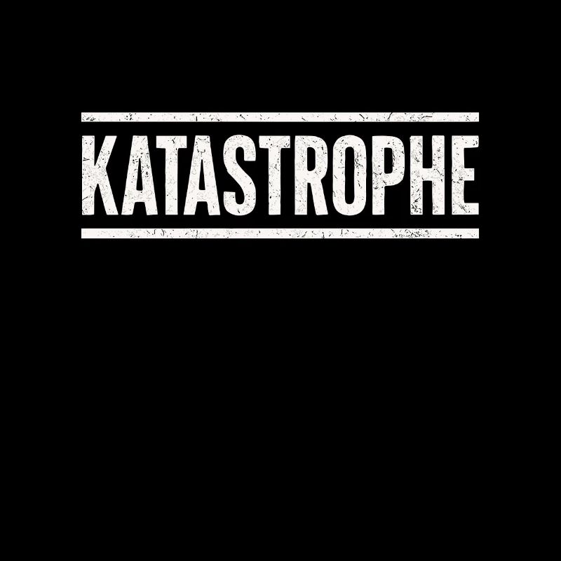 Chemise de déclaration de catastrophe avec humour