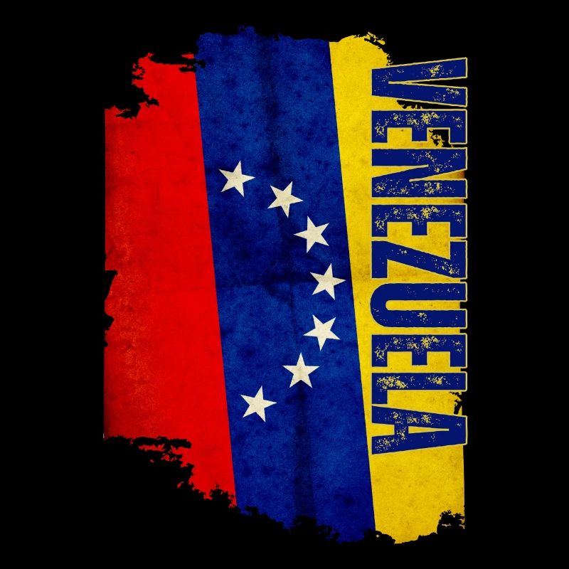 Drapeau vénézuélien vertical, j’aime le Venezuela