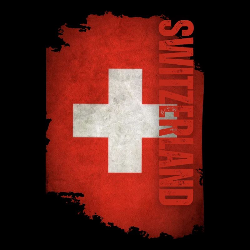Drapeau vertical de la Suisse, j’aime la Suisse