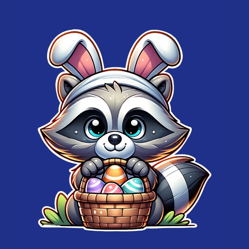 Raccoon Easter Easter Basket
