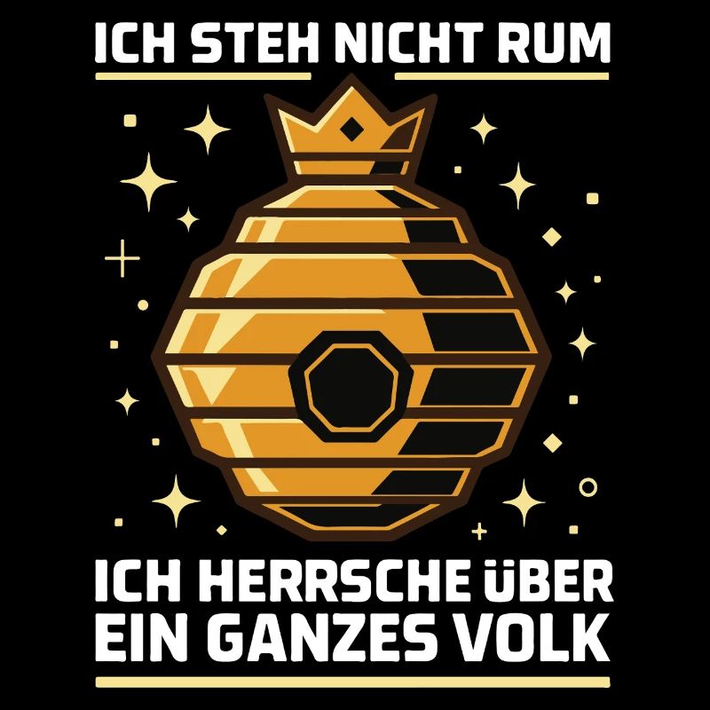 Bienen Imker Ich Herrsche Über das Volk