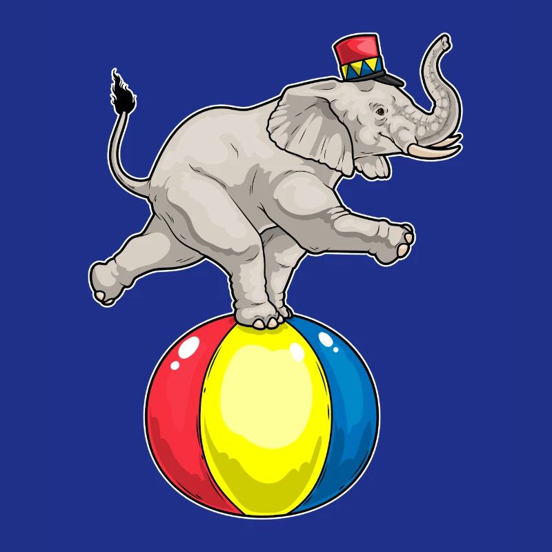 Bal de cirque d’éléphants