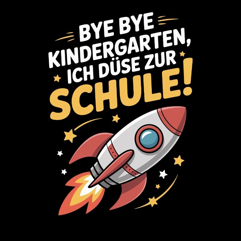 Einschulung 2025 Schulkind Astronaut Rakete Junge
