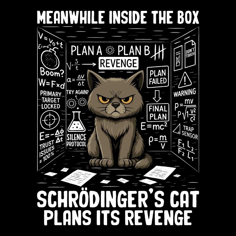 Le chat de Schrödinger planifie sa vengeance
