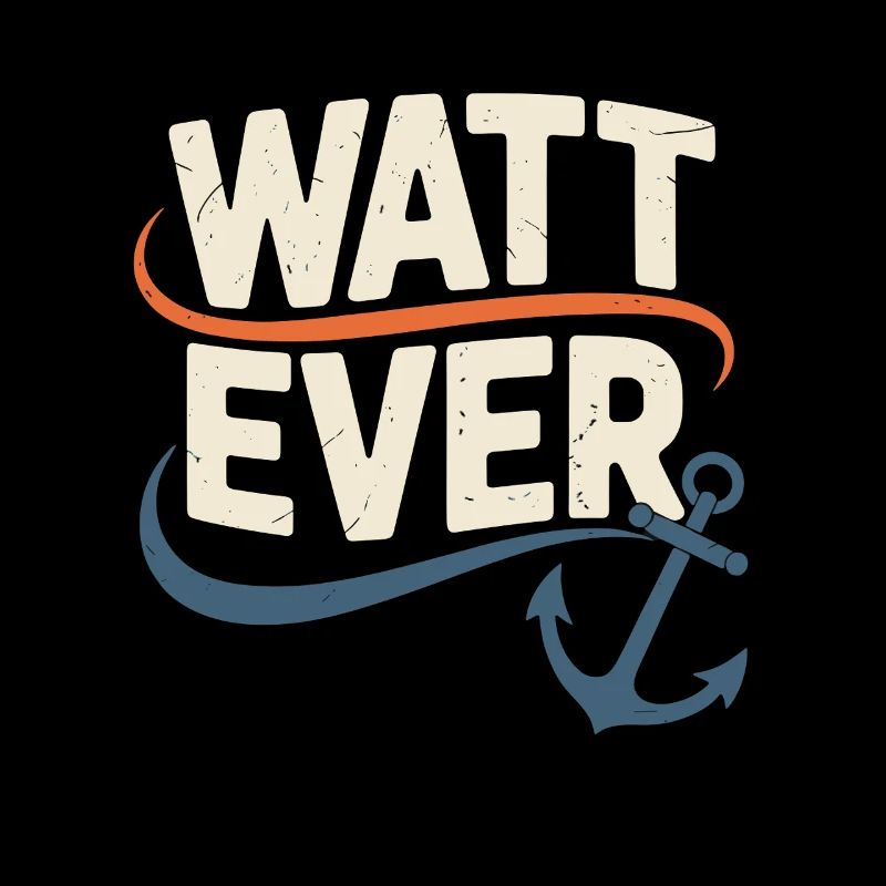 Watt Ever Maritimes Anker Motiv