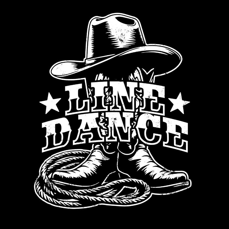 Line dance - Linedancing Country Fan - Gift
