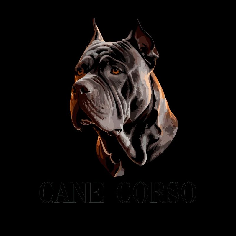Majestueux Cane Corso Portrait Artwork pour