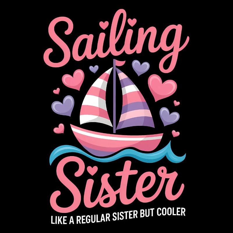 Sailing Saying Sister Sailor Sailing Gift