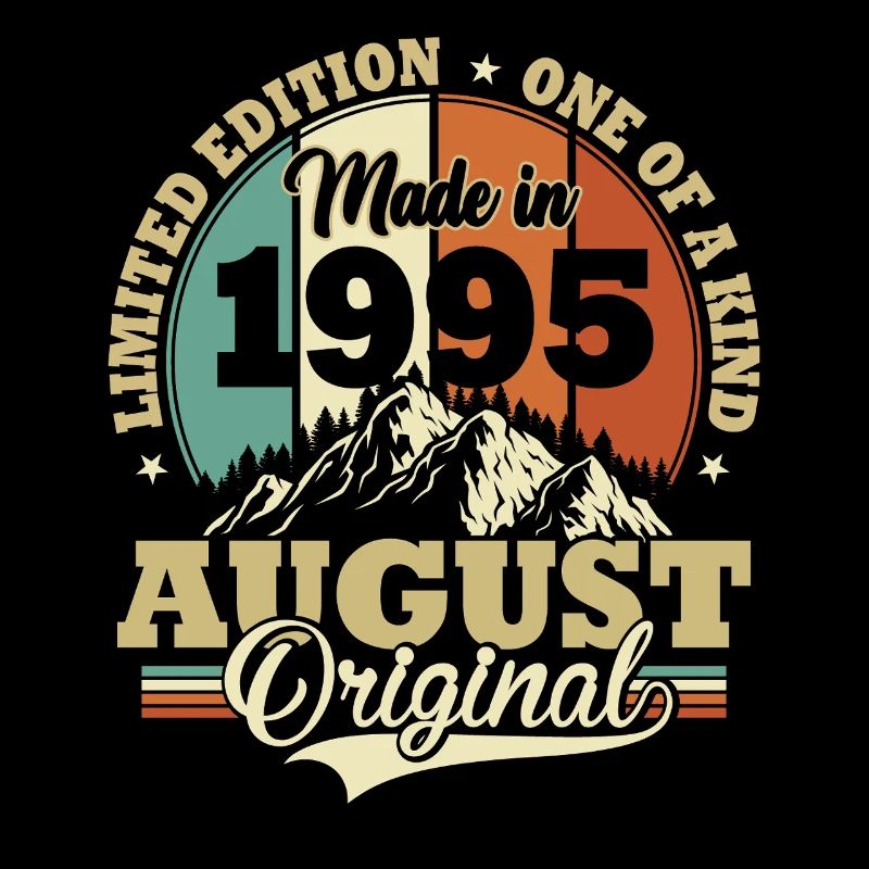 Anniversary August 1995 Birthday Gift