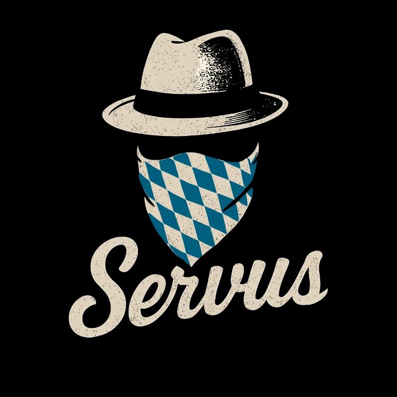 Servus – Salutation bavaroise au look vintage