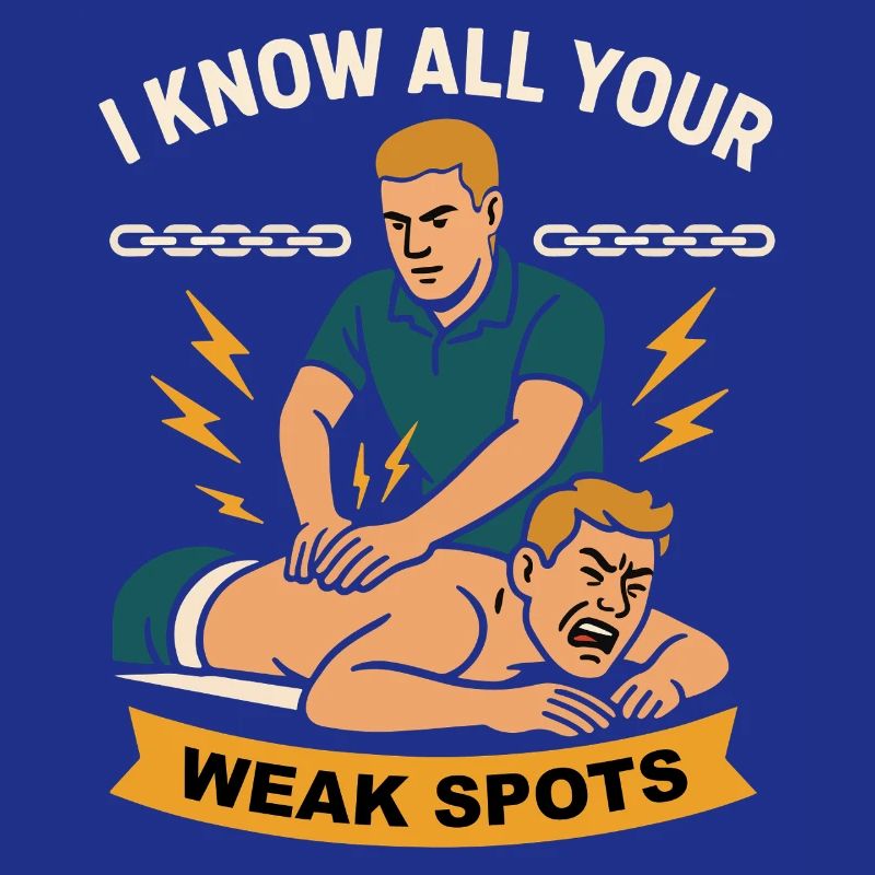 Physiotherapists know all their weak points