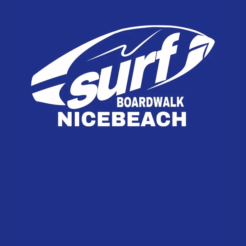Surf Boardwalk Nicebeach Retro Summer Vibes