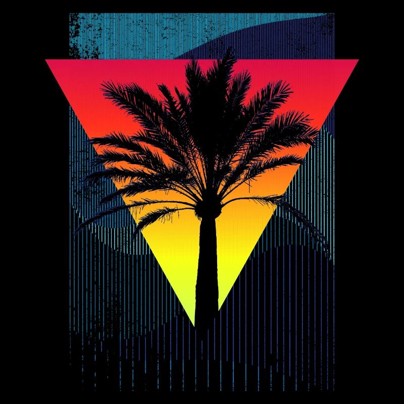 Palmier (Triangle, Rayure)